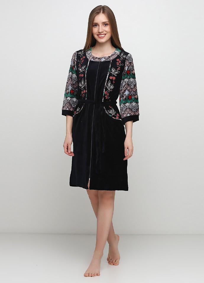 Халат Wild Love M темно-Синий (20404) Халат Wild Love M темно-Синий (20404)