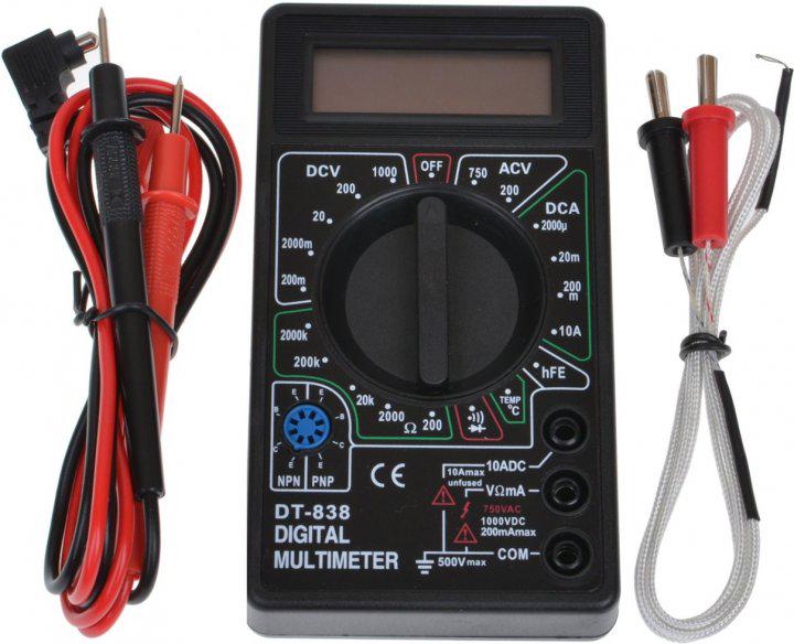 Цифровий мультиметр Digital DT-838 зі звуковою прозвонкой