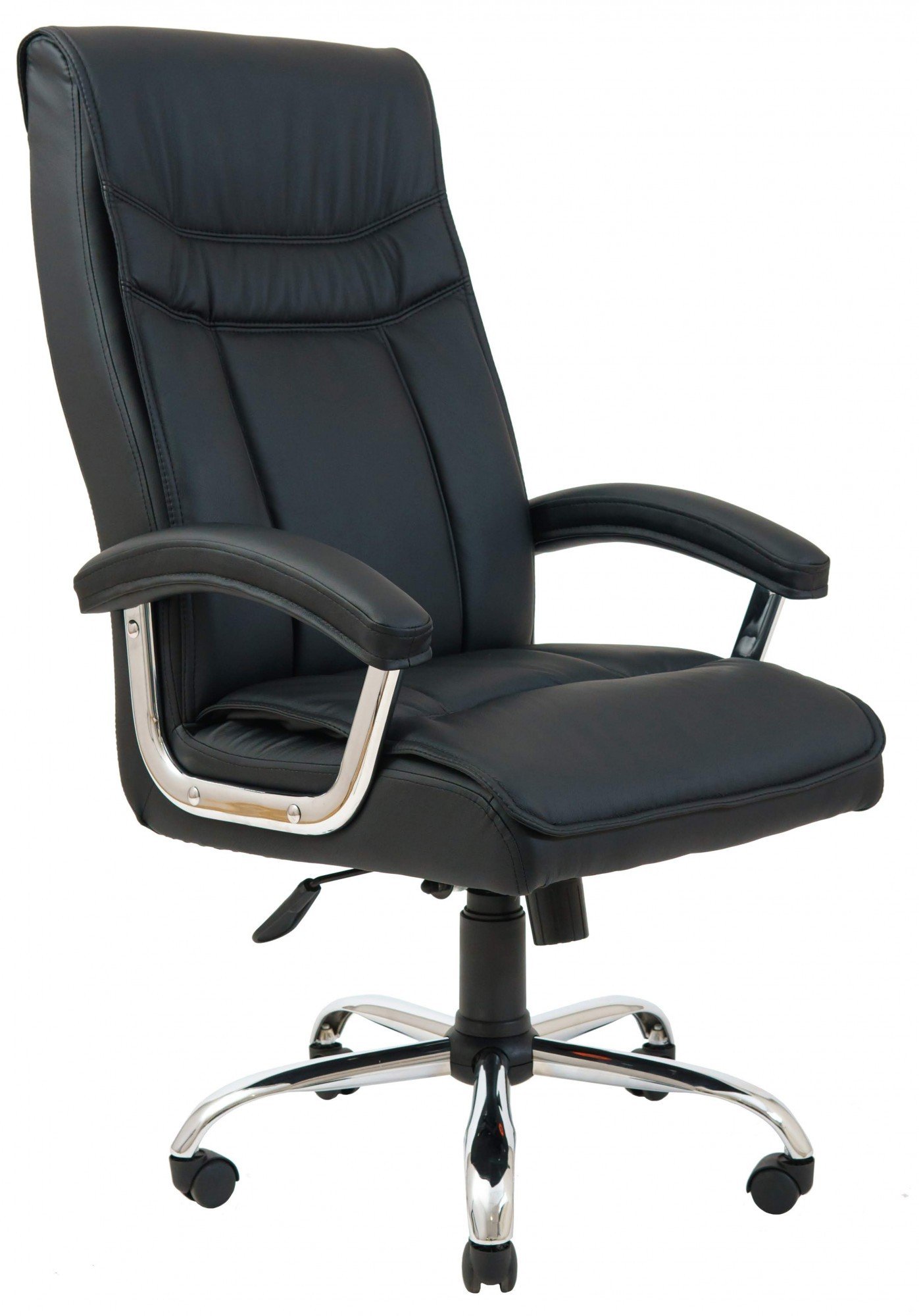 Офисное кресло руководителя Richman Бургас Хром М2 AnyFix Черный