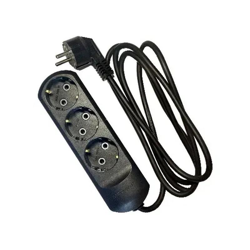 Удлинитель Neomax 3 м 3 гнезда с заземлением Черный (NX511303) - фото 1 Удлинитель Neomax 3 м 3 гнезда с заземлением Черный (NX511303) - фото 1