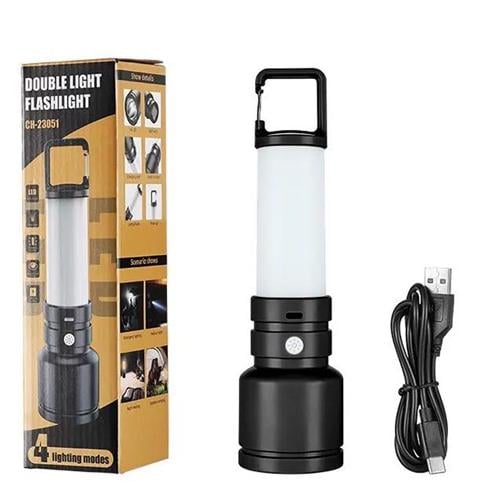 Ліхтар зі світильником CH-23051-3W+SMD Li-Ion акумулятор карабін-кемпінг ЗУ Type-C (35711203)