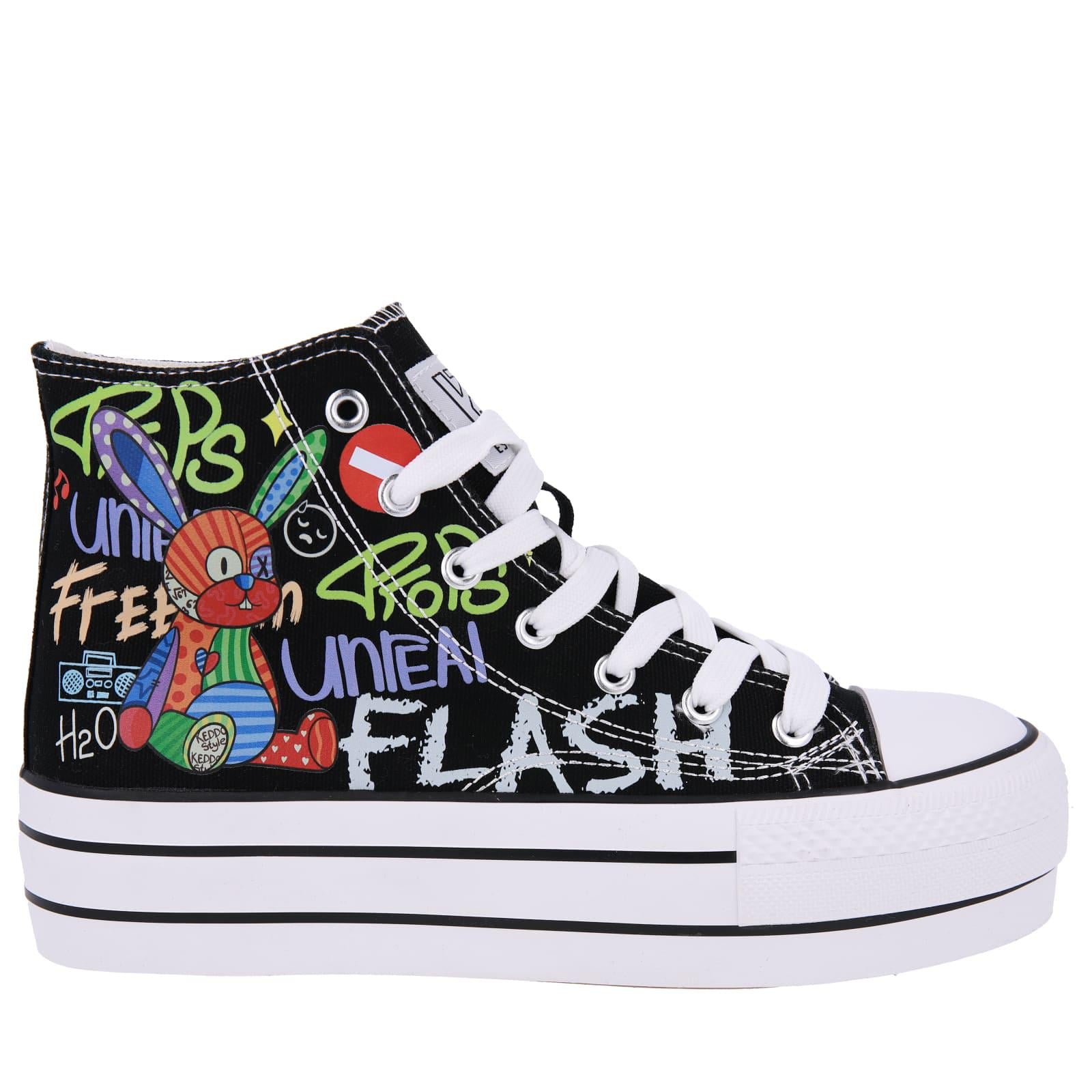 Кеды женские KEDDO р. 39 Черный (92495245)