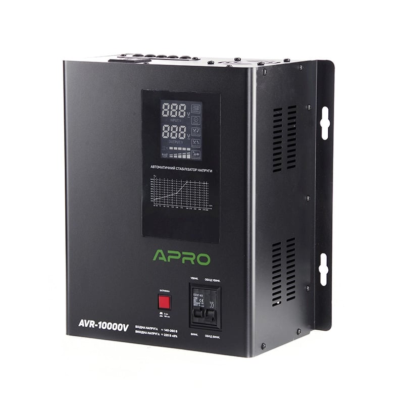 Стабилизатор напряжения релейный APRO AVR-10000V подвесной