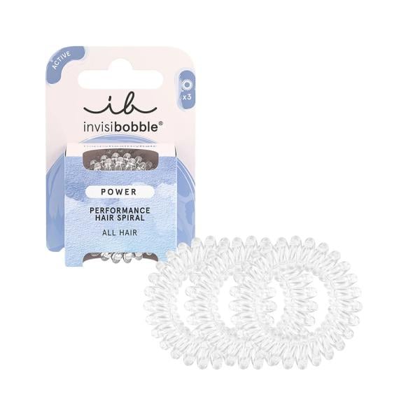 Резинка-браслет для волос Invisibobble POWER Crystal Clear 3 шт.