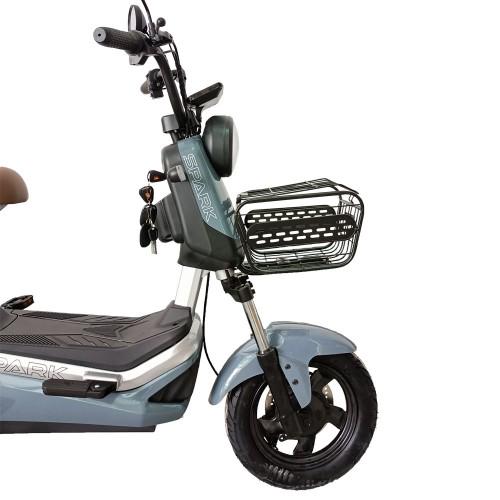 Велосипед с электродвигателем Spark Glide 14" 60V/500W/20 Ah Зеленый шалфей (000227064) - фото 5