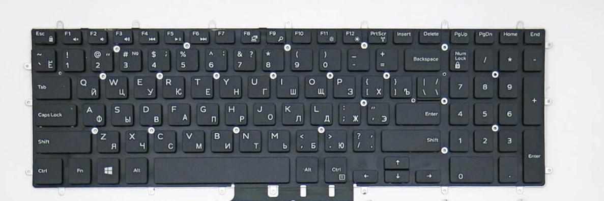 Клавиатура для ноутбука Dell G3 3779 (0KX8XW)