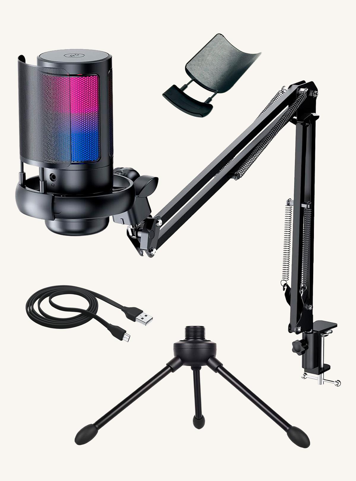 Микрофон для ПК/ноутбука OnePro ME6s с кардиоидной диаграммой Черный (73765) Микрофон для ПК/ноутбука OnePro ME6s с кардиоидной диаграммой Черный (73765)