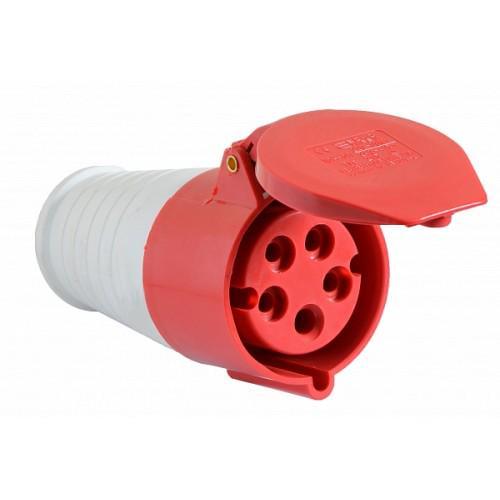 Розетка переносная АСКО-УКРЕМ 215 3Р+ РЕ+N 16А 380-415В IP44 (00000000779)