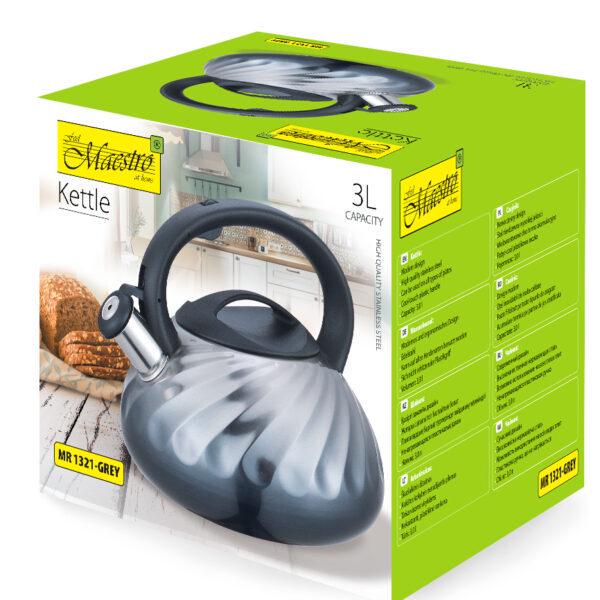 Чайник Maestro MR-1321-Grey (13829) - фото 3 Чайник Maestro MR-1321-Grey (13829) - фото 3