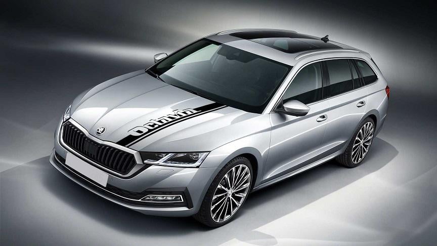 Полосы на капот авто 3D Tuning Studio Октавия 1000х130х0,060 мм (9134)