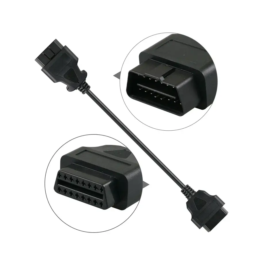 Удлинитель OBD2 16pin-16pin 30 см (22223301) - фото 4