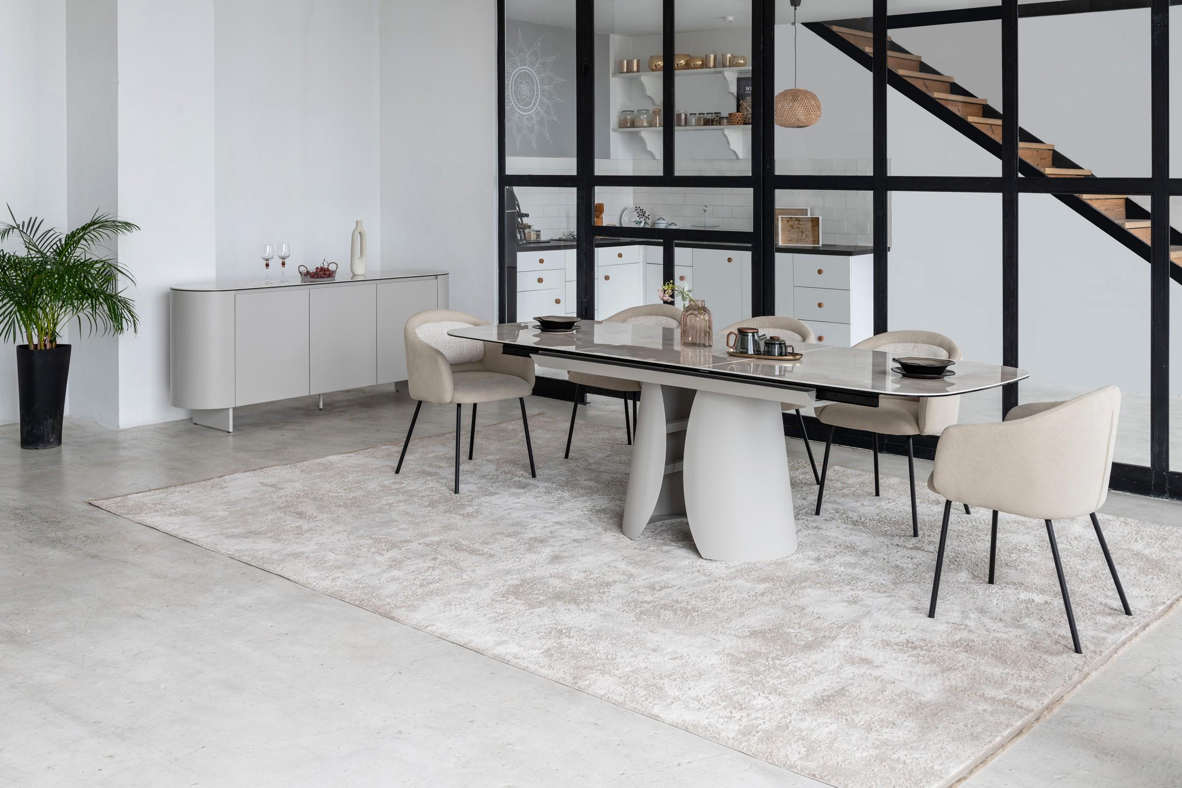 Стілець обідній Vetro Mebel Кокосове молоко/Чорний (M-242) - фото 9 Стілець обідній Vetro Mebel Кокосове молоко/Чорний (M-242) - фото 9