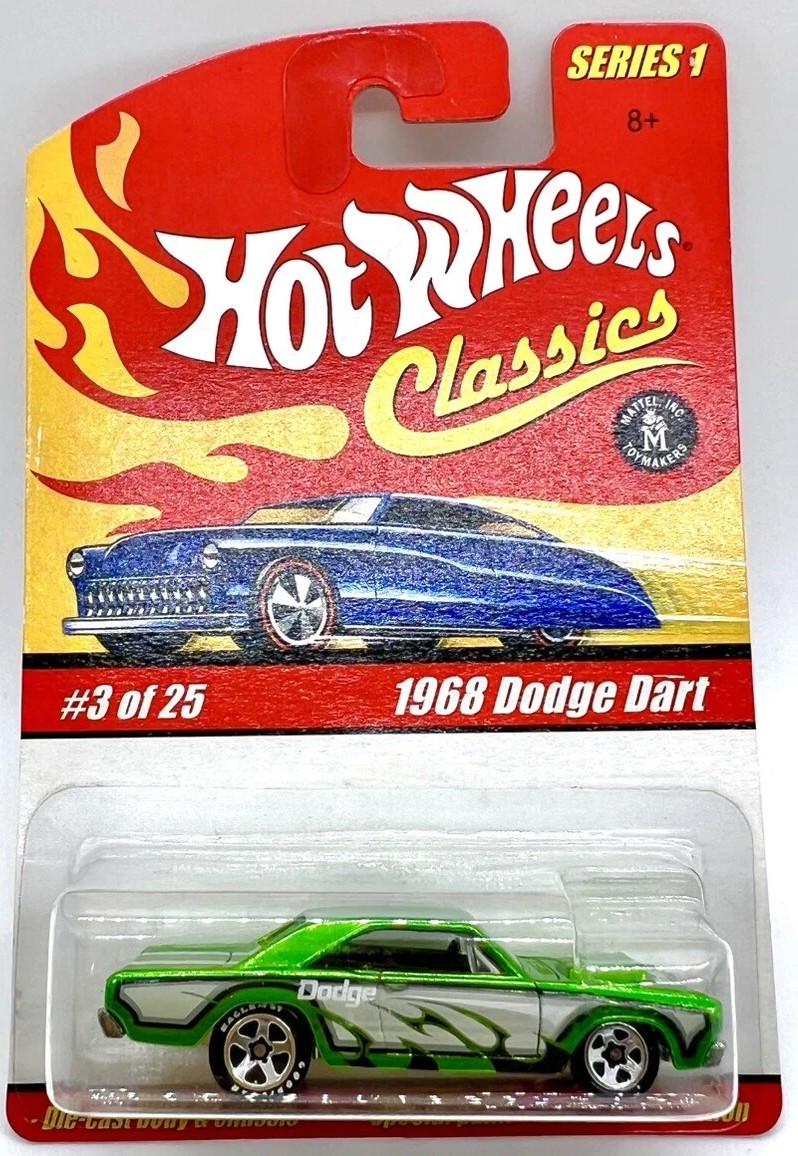 Игрушечная машинка Hot Wheels 1968 Dodge Dart 2005 Classics Series 1 03/25 Green (H7068- gr)