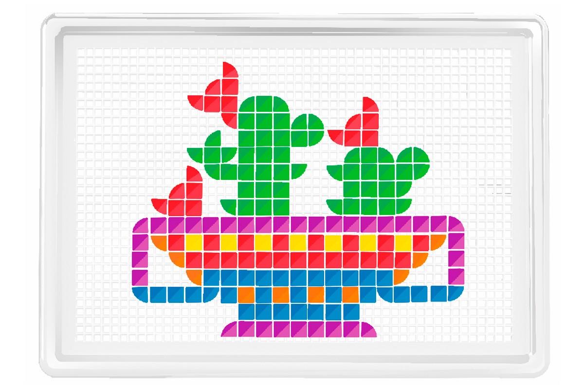 Дитяча мозаїка ТехноК No8 9 мм 6 кольорів 528 шт. (3008) - фото 5 Дитяча мозаїка ТехноК No8 9 мм 6 кольорів 528 шт. (3008) - фото 5