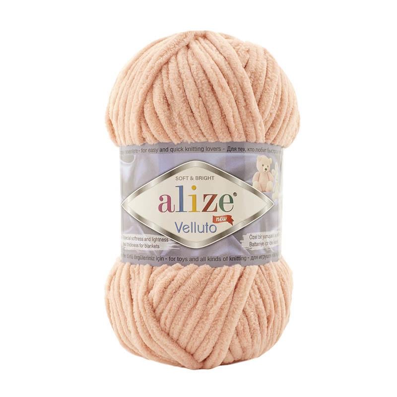 Пряжа Alize Velluto 866 Светло-розовый (29913267)