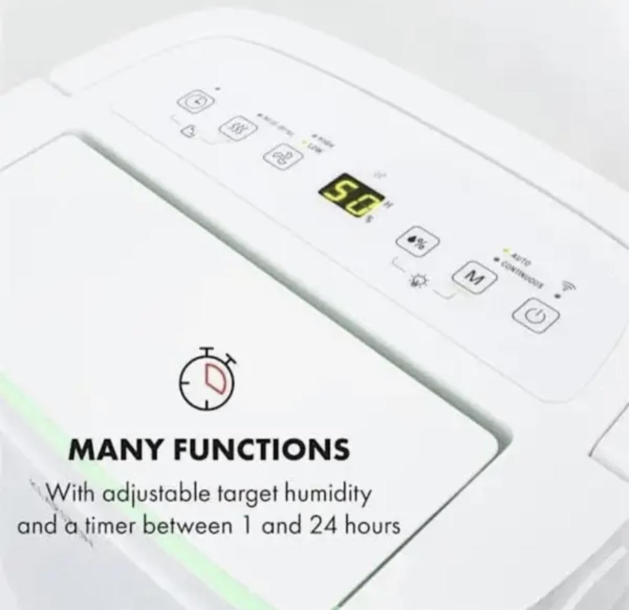 Осушувач повітря Klarstein DryFy Connect 50 WiFi компресія 40 л 45-55 м2 - фото 8