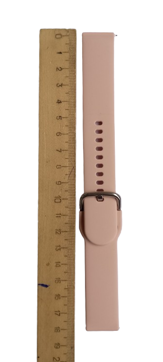 Ремешок для часов силиконовый 180х20 мм Pink sand (3191) - фото 3