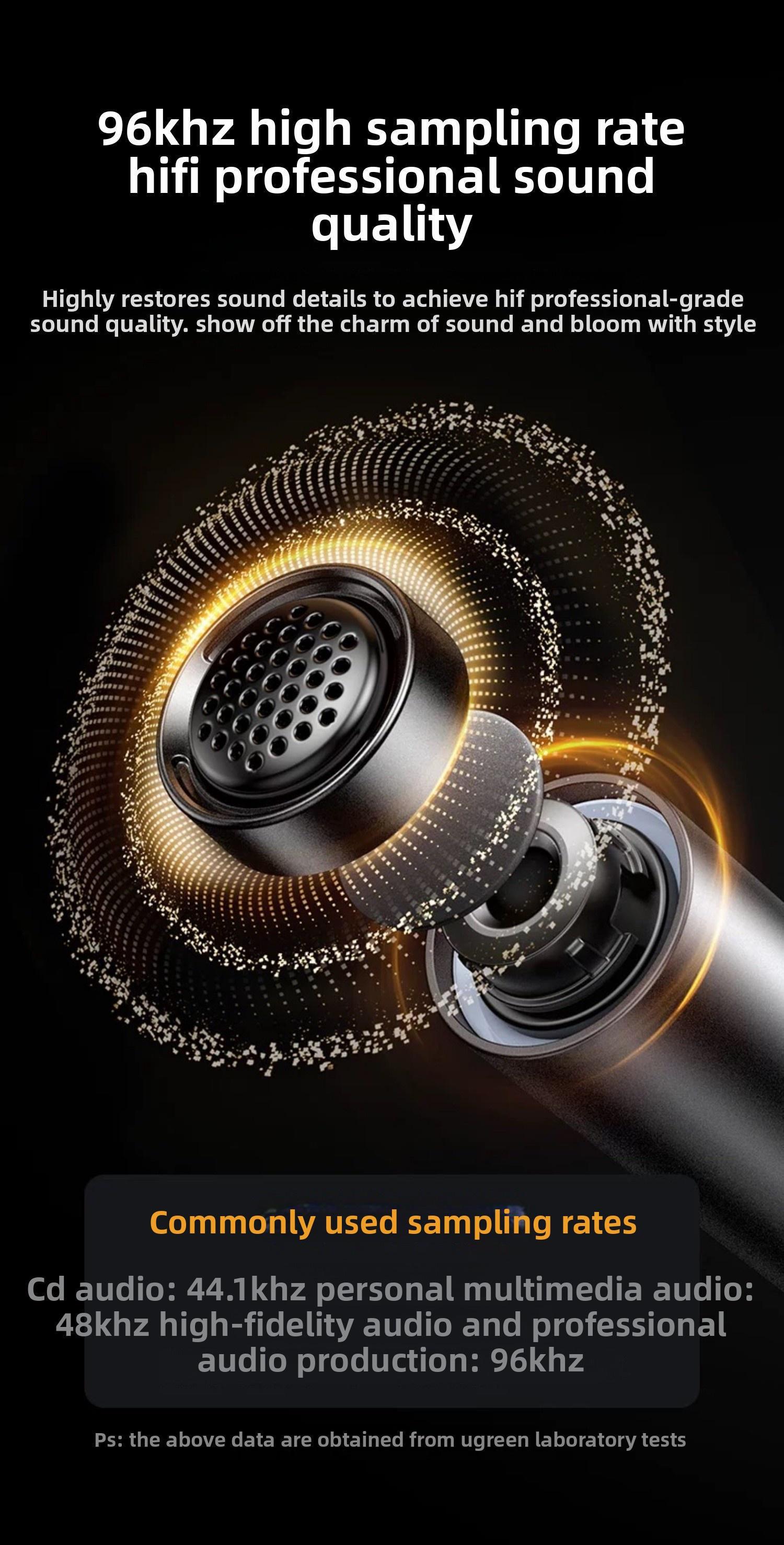 Мікрофон настільний Ugreen 96 360° 3.5 мм Чорний (55344) - фото 14