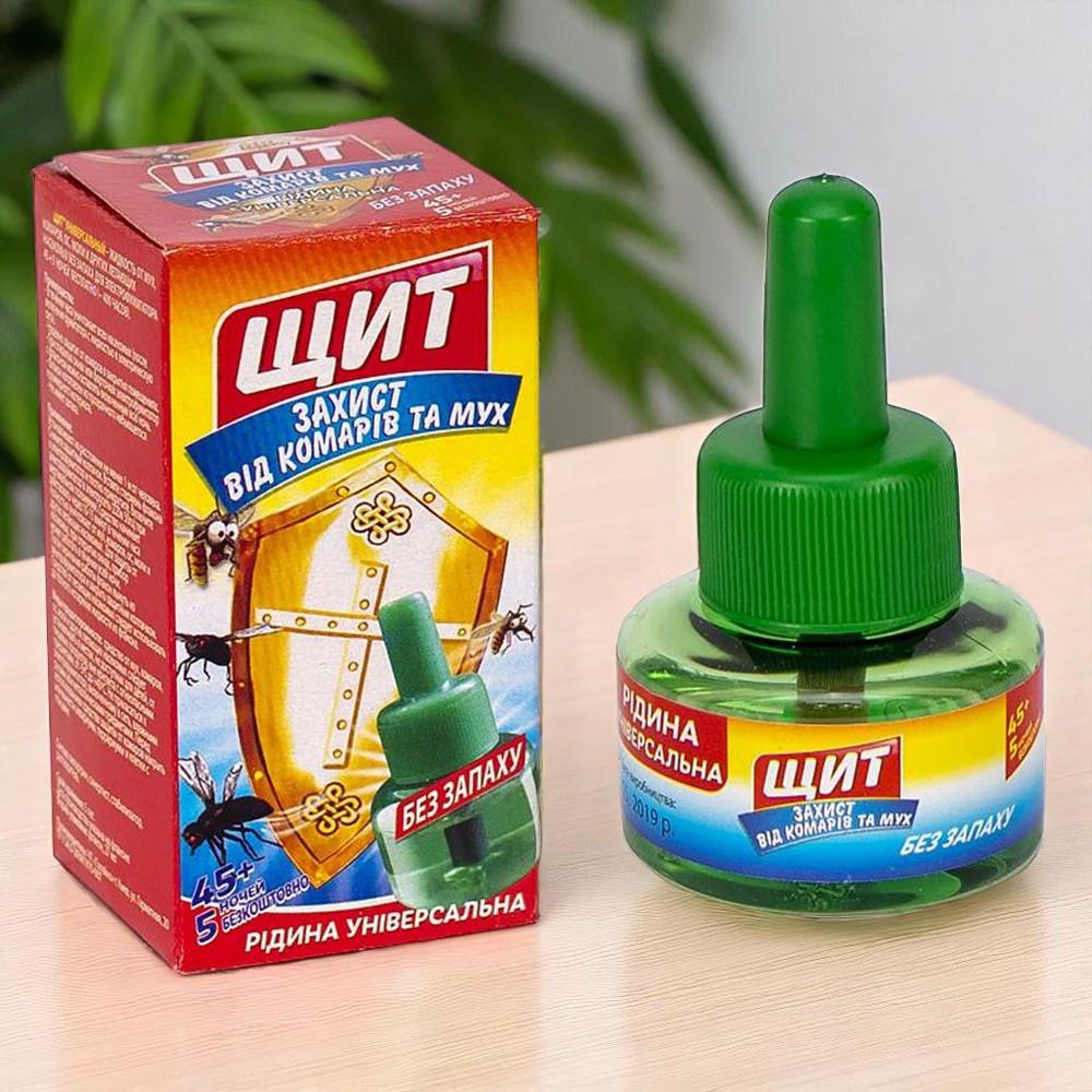 Жидкость для фумигатора от комаров Щит 45+5 ночей 27 мл Красный - фото 5