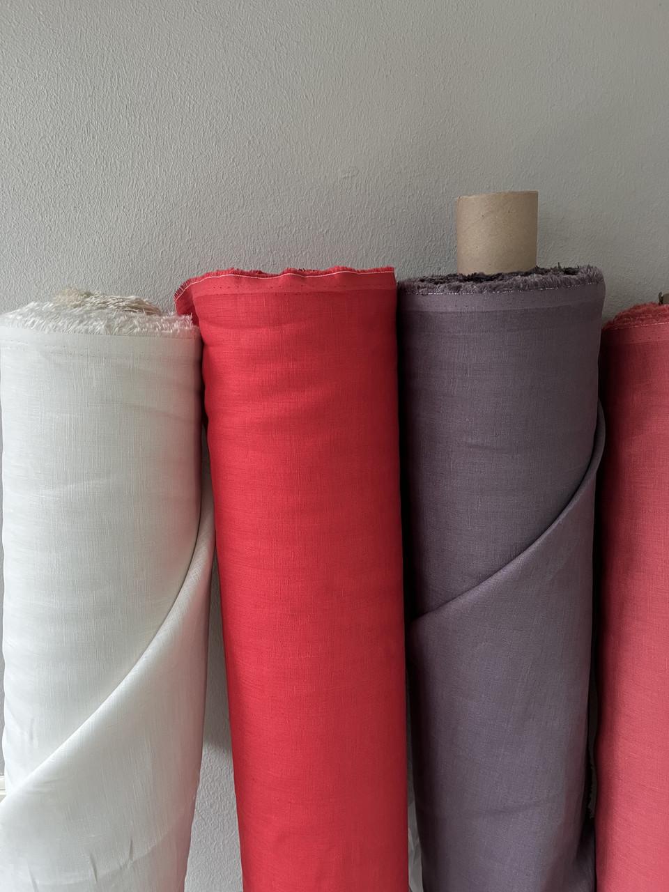 Ткань рубашечная LINEN PLUS льняная 143 см 1309 Красный - фото 6 Ткань рубашечная LINEN PLUS льняная 143 см 1309 Красный - фото 6