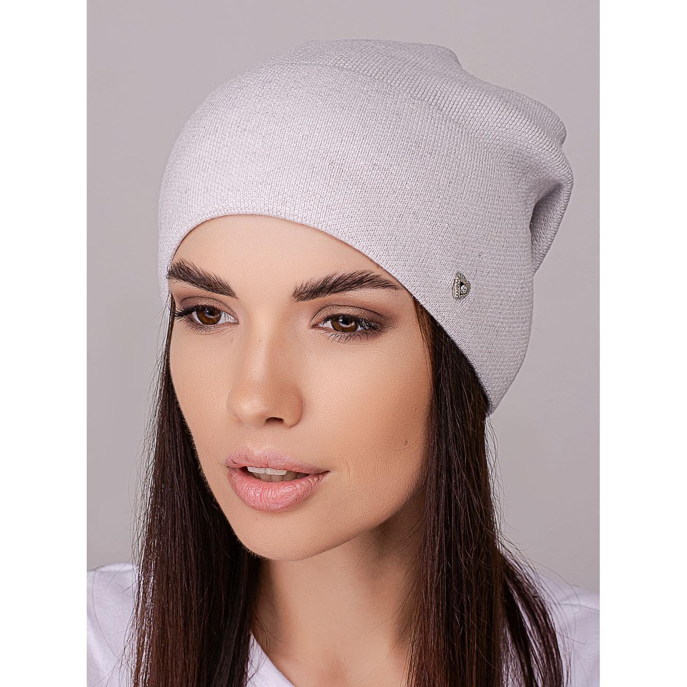 Шапка жіноча Leks ІНДІГО без підкладки вовняна з відворотом гладкого в'язання one size Іній (215434) - фото 1 Шапка жіноча Leks ІНДІГО без підкладки вовняна з відворотом гладкого в'язання one size Іній (215434) - фото 1