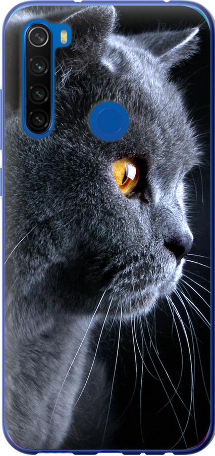 Чехол на Xiaomi Redmi Note 8T Красивый кот (3038u-1818-42517)