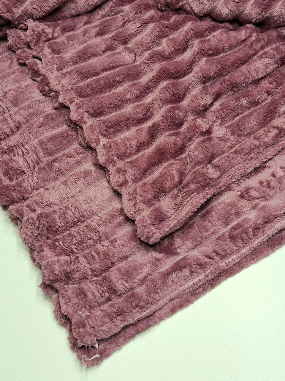 Плед флисовый Шарпей 150x200 см Сиреневый (1710) - фото 4