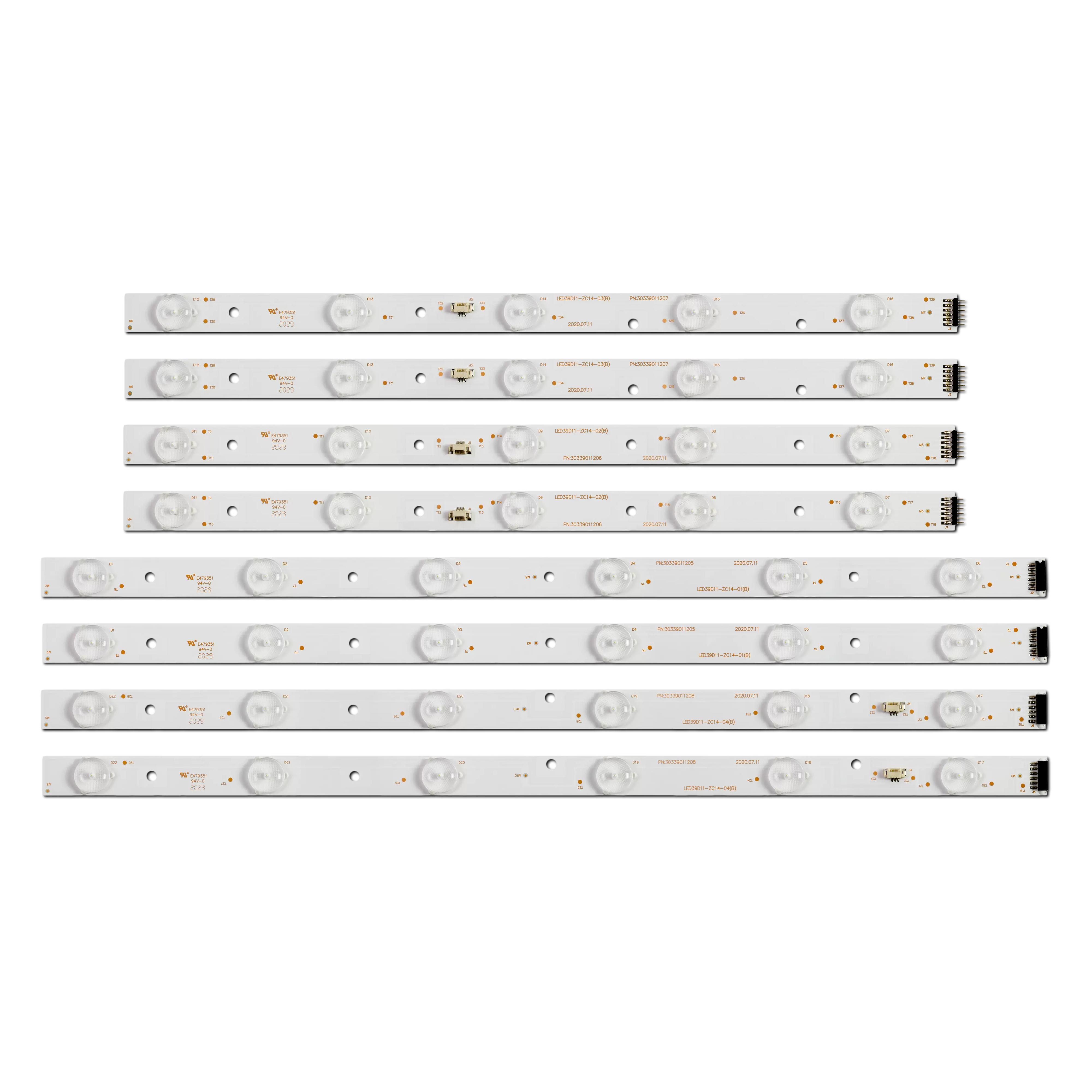 Комплект LED подсветки для TV LED39D11-ZC14-01/02/03/04/B LED39D11-ZC14-01/02/03/04/C LED39D11-ZC14-01/02/03/D 39" 8 шт. (ART-14820) Комплект LED подсветки для TV LED39D11-ZC14-01/02/03/04/B LED39D11-ZC14-01/02/03/04/C LED39D11-ZC14-01/02/03/D 39" 8 шт. (ART-14820)