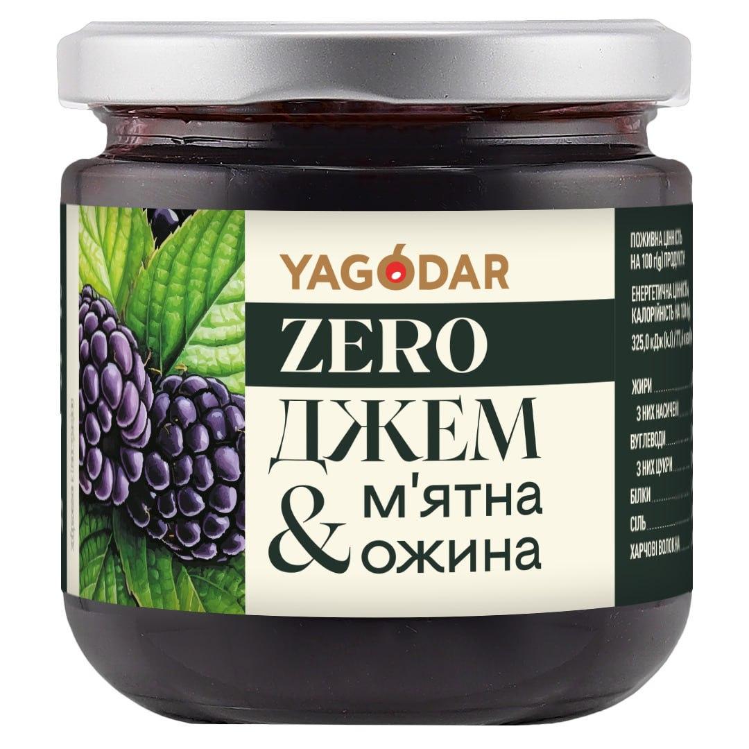 Джем YAGODAR Мятная Ежевика без сахара 210 г (2645060276)