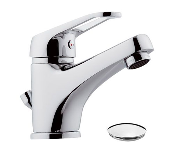 Смеситель для умывальника Remer REMIX с клапаном (R10)