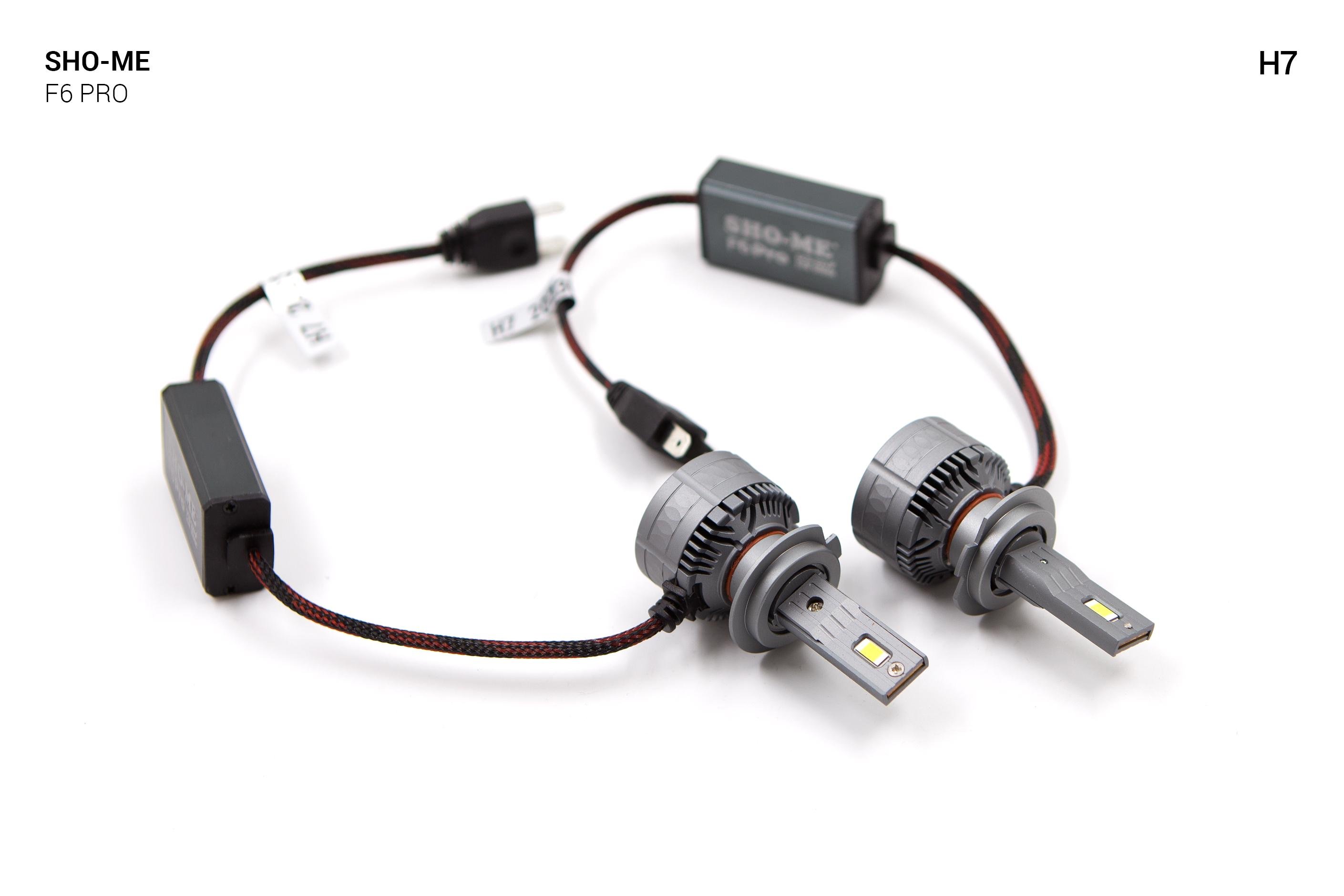 Автолампи Sho-Me F6-Pro H7 LED 35W 2 шт. - фото 4 Автолампи Sho-Me F6-Pro H7 LED 35W 2 шт. - фото 4