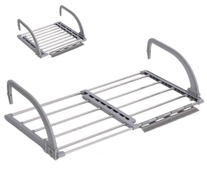 Сушилка для одежды навесная 44-75B/45-77B на радиатор из металла и пластика 77 см (28673225) - фото 3