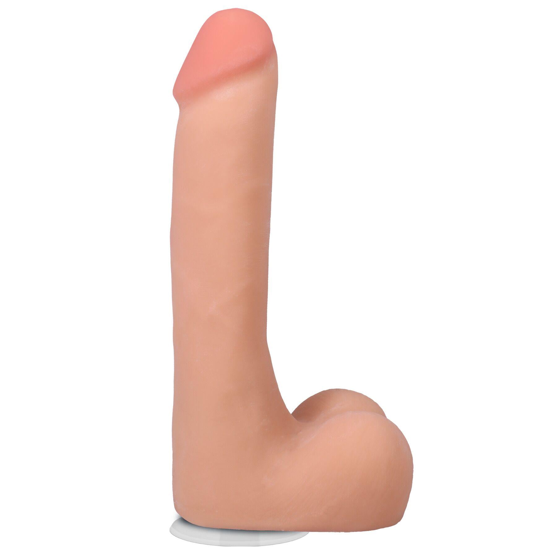 Фаллоимитатор из киберкожи Doc Johnson The Realistic Cock ULTRASKYN with Balls телесный 9" Vanilla (36162666)