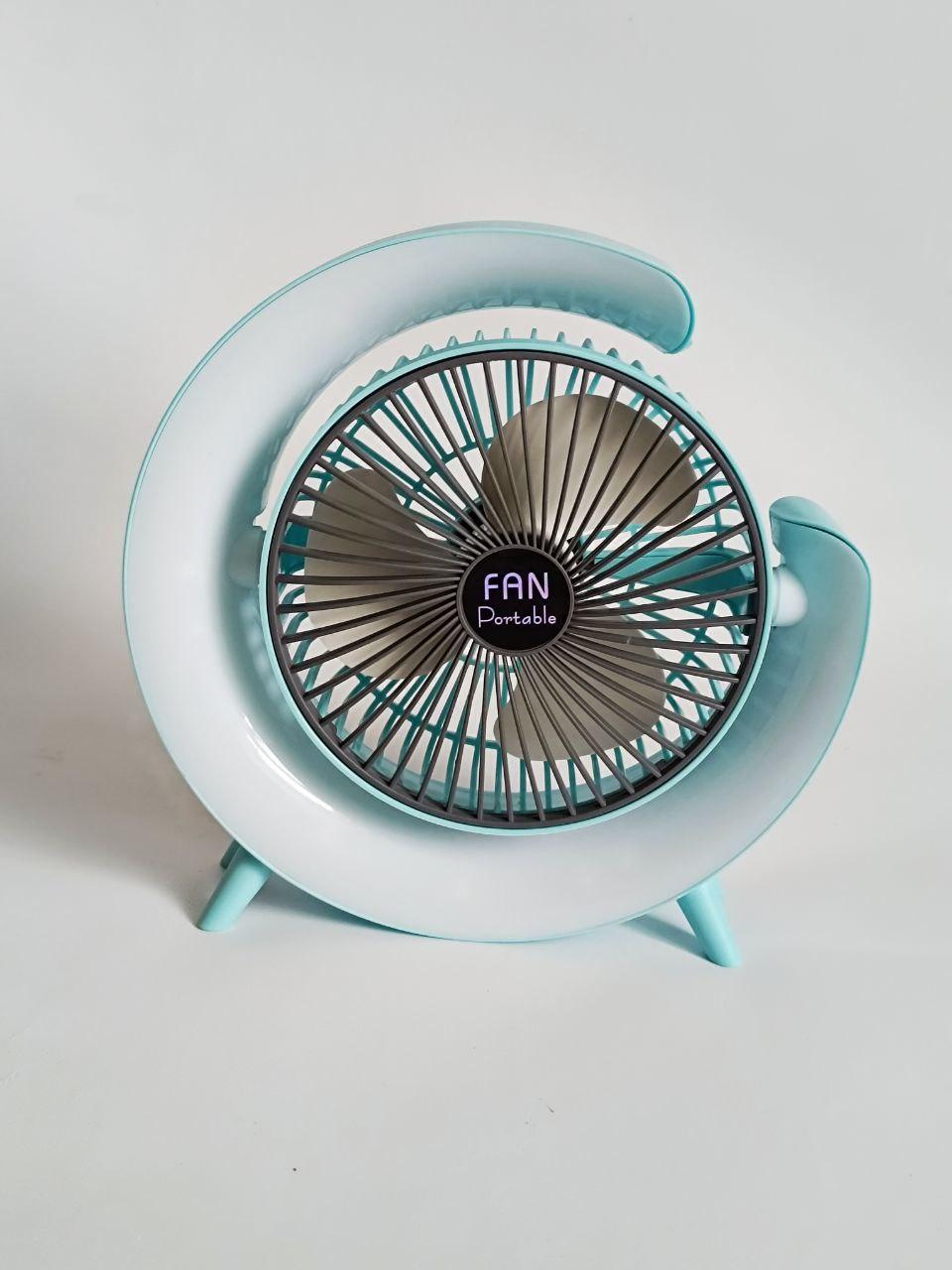 Вентилятор настольный F13 с аккумулятором и RGB подсветкой (2633809265) - фото 4 Вентилятор настольный F13 с аккумулятором и RGB подсветкой (2633809265) - фото 4