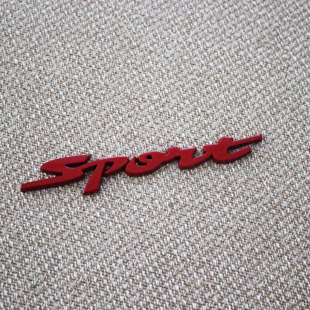 Эмблема Sport Красный (1686173370)