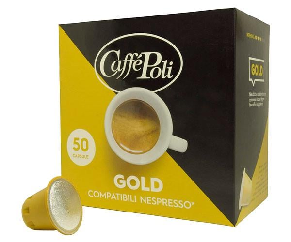 Кава у капсулах Caffe Poli Nespresso Gold 50 шт. (E-46)