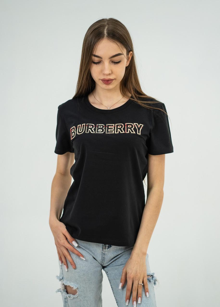 Футболка жіноча Burberry B-5050 L Black - фото 2