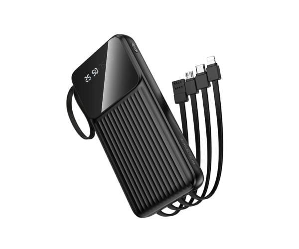 Зовнішній акумулятор Borofone BJ76 Smart 10W 10000mAh Black Зовнішній акумулятор Borofone BJ76 Smart 10W 10000mAh Black