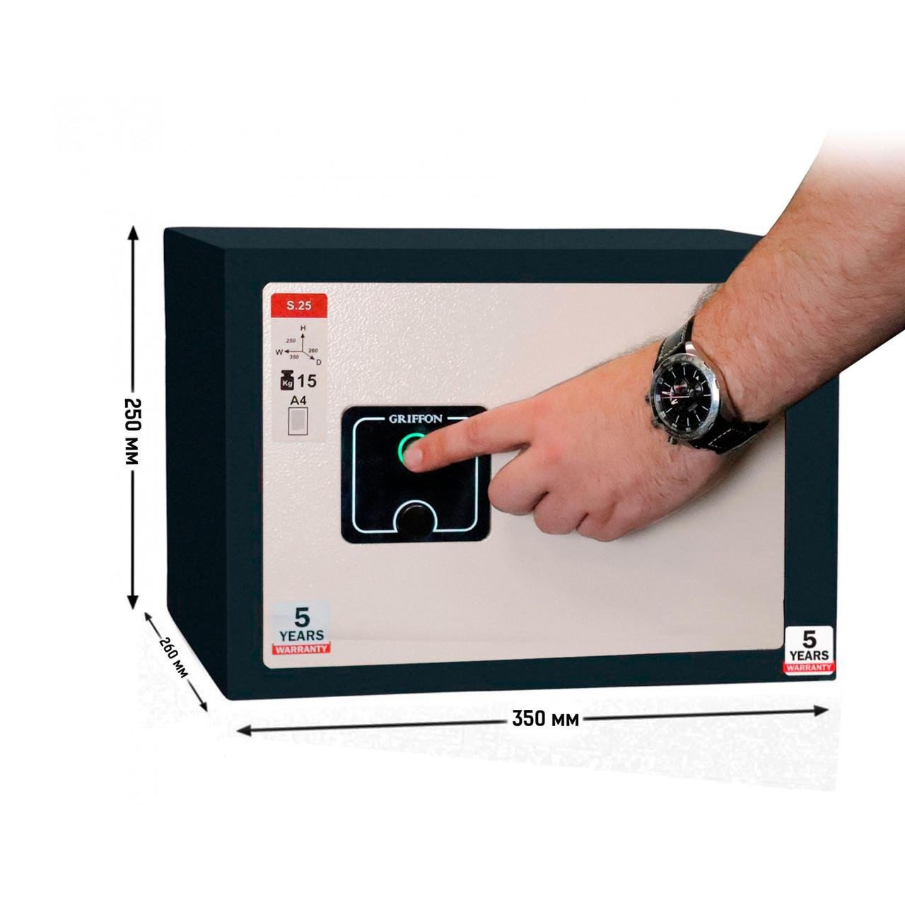 Сейф меблевий S.25.FP з біометричним замком (29747381) - фото 2 Сейф меблевий S.25.FP з біометричним замком (29747381) - фото 2