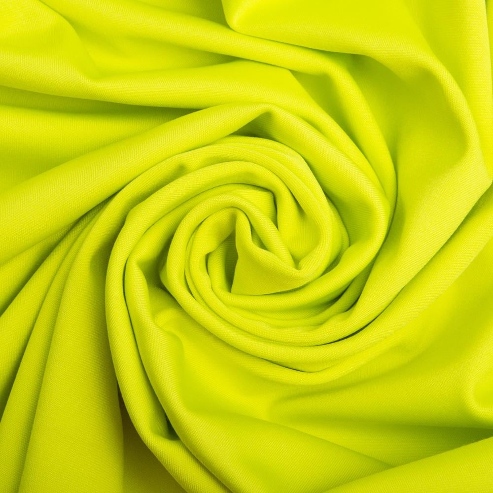 Ткань трикотаж флис Juventus Лимон (23538)