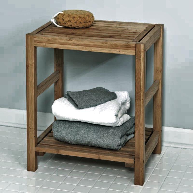 Табурет для ванной из дерева Родоста Корица (ТВН-008833)