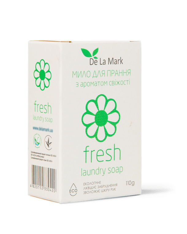 Глицериновое мыло DeLaMark с ароматом свежести 110 г (4820152330420)