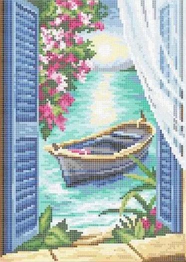 Схема для вишивки бісером Біля моря ЗПП-031 (1714694937)