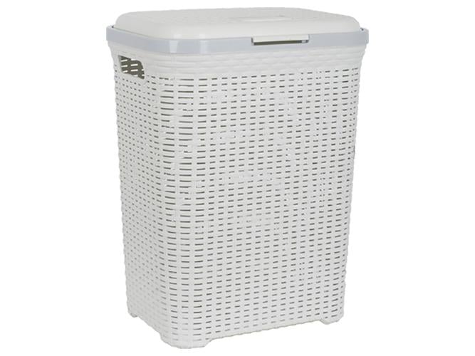 Корзина для белья Violet House 0726 Роттанг 55 л White (MLM-0726-ROTTANH-W-S-K-55-L)