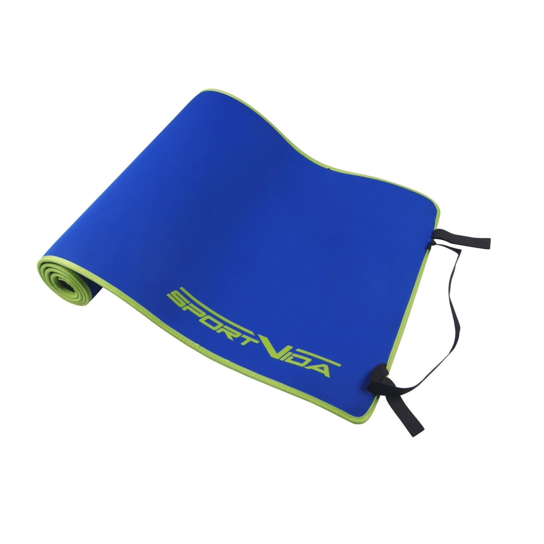 Килимок спортивний SportVida Neopren 6 мм Blue (22932)