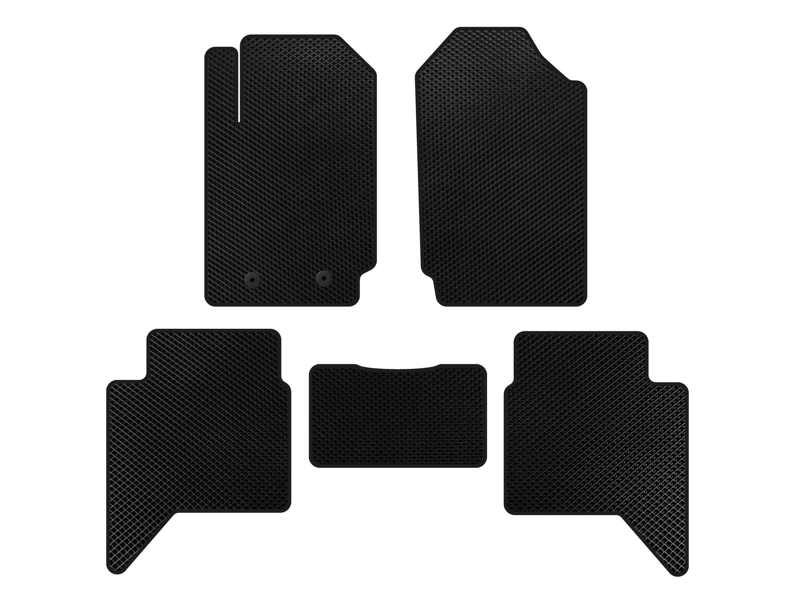 Коврики Digital Designs EVA для Ford Ranger 2011-2022 гг. этилвинилацетат Черный (132591)