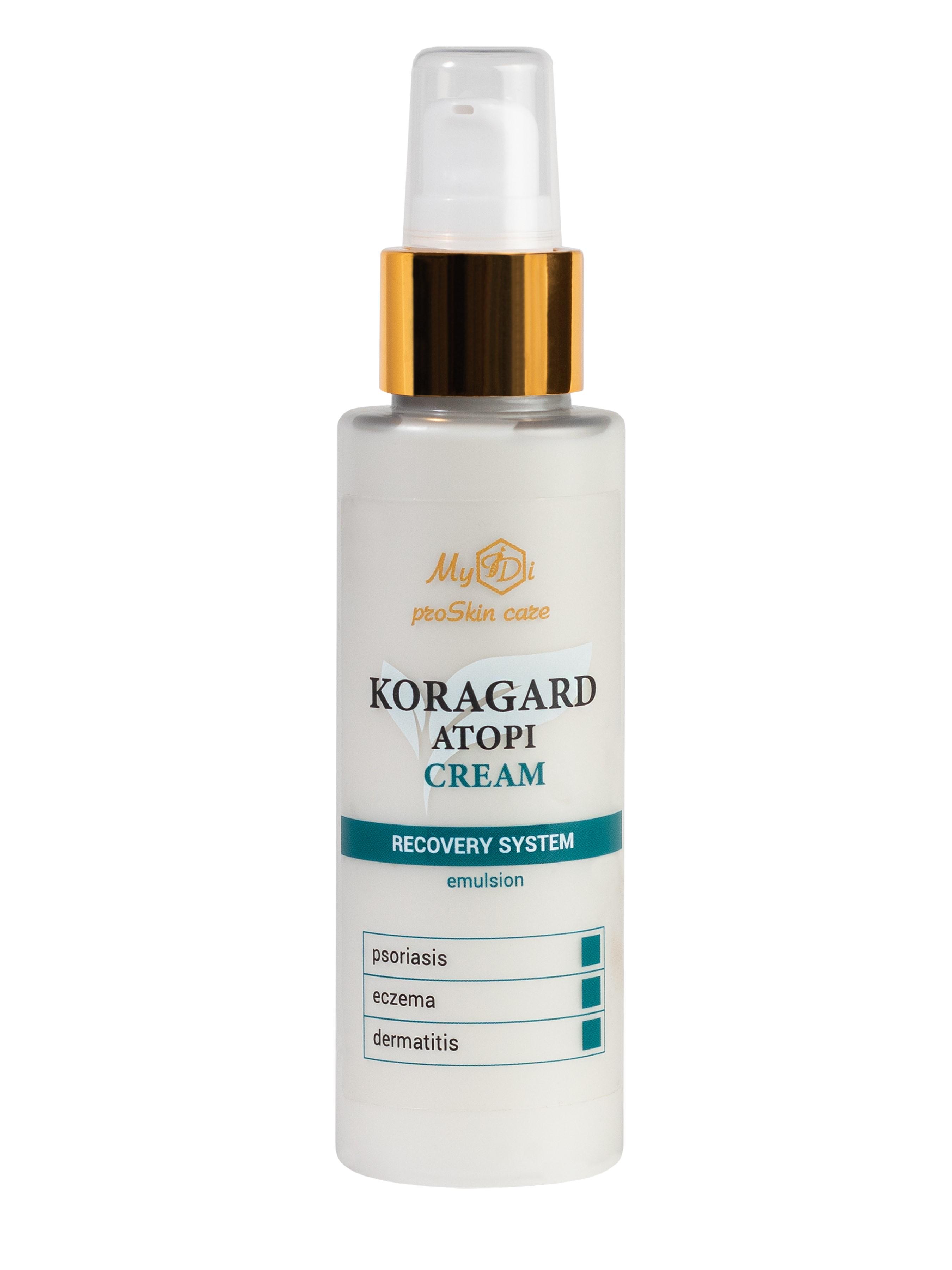 Крем для корекції проявів дерматиту псоріазу та екземи KORAGARD atopi cream (4820096238349) - фото 2