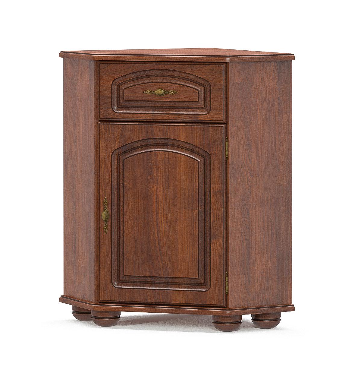 Комод Мебель-Сервис Салма угловой из МДФ Вишня портофино