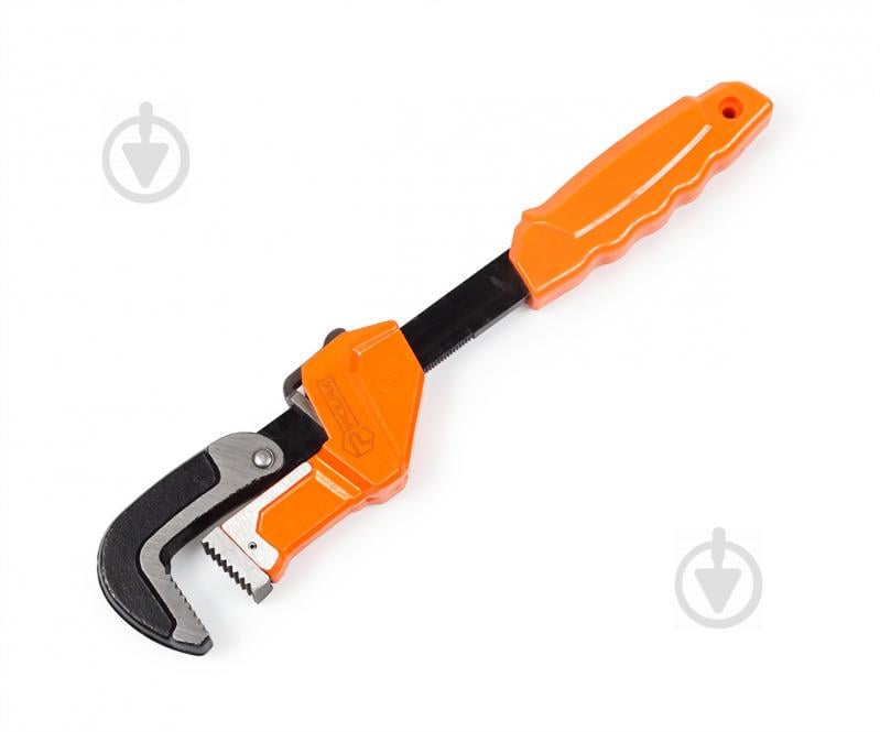 Ключ трубний переставний з тріскачкою Polax, 0-75 мм, 300 мм (44-005) Ключ трубний переставний з тріскачкою Polax, 0-75 мм, 300 мм (44-005)