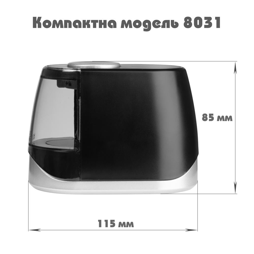 Точилка для олівців електрична Tenwin 8031 USB Чорний (432714122) - фото 6